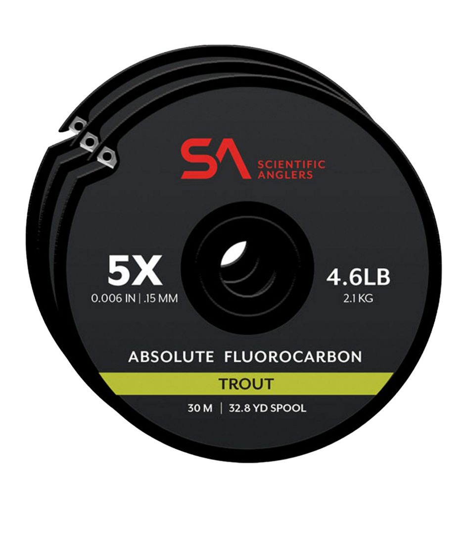 Scientific Anglers Absolute Fluorocarbon Tippet Pack, 30 meter L.L.Bean Popular