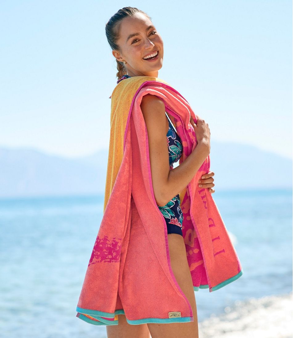 Seaside Beach Towel, Starfish L.L.Bean Value
