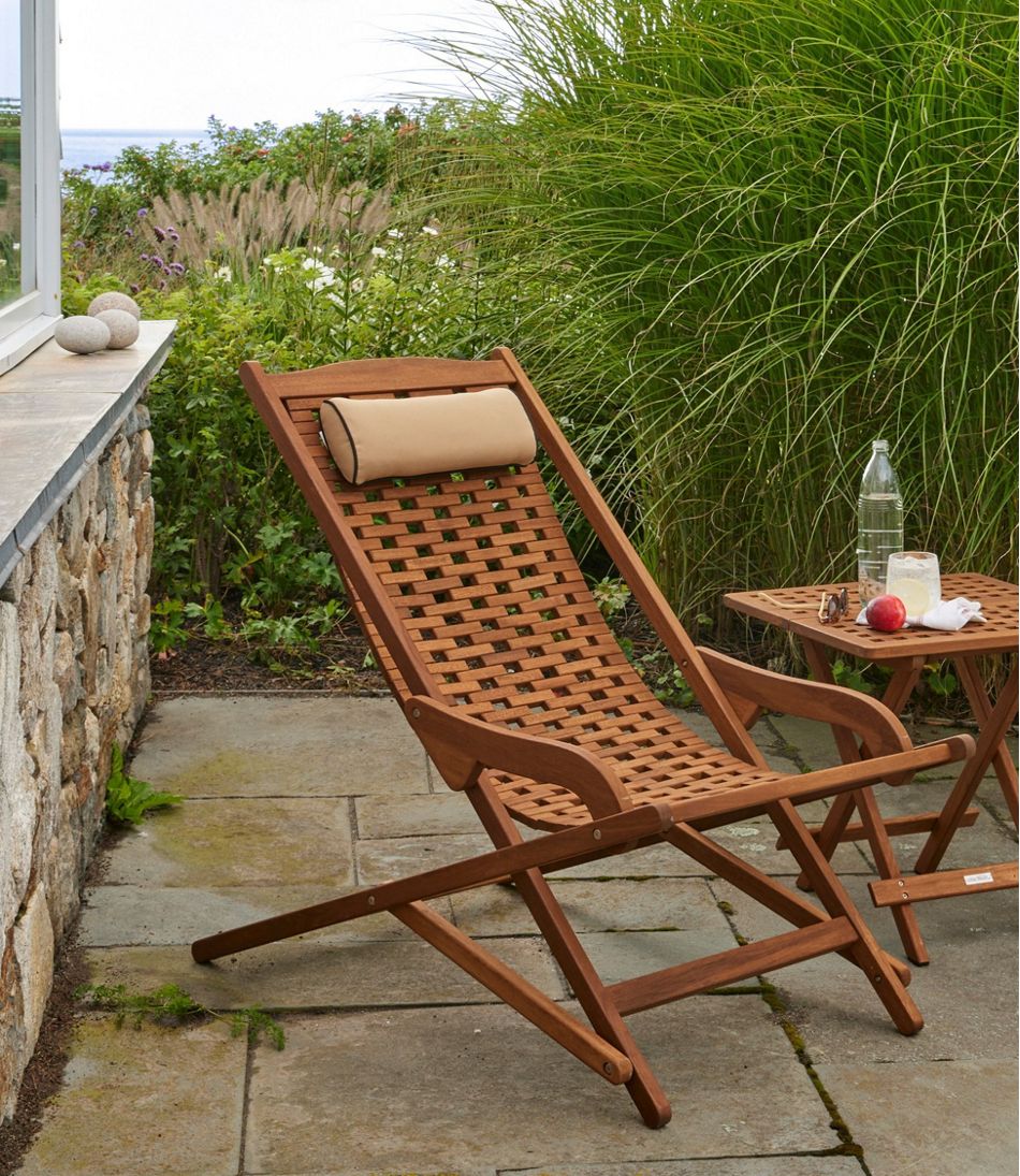 Eucalyptus Sling Folding Lounger L.L.Bean Value