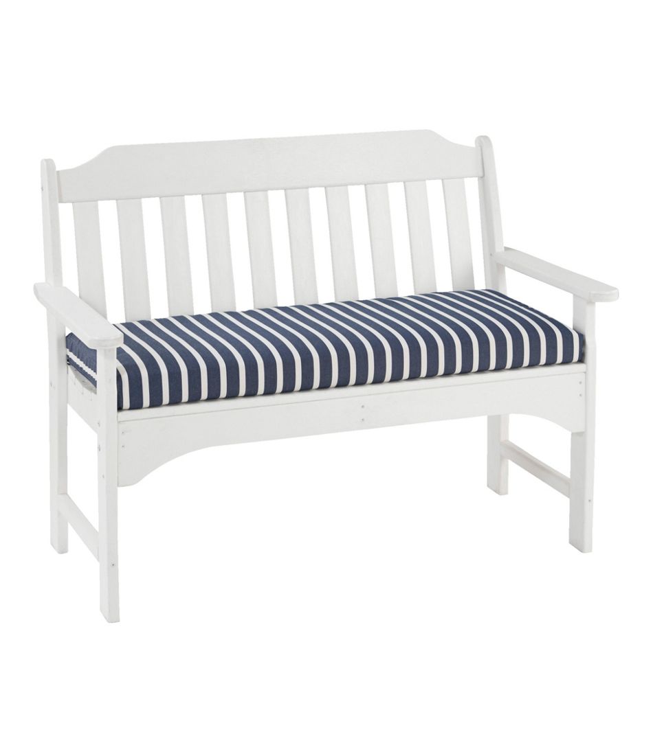 Casco Bay All-Weather Bench Cushion, Stripe L.L.Bean Essential