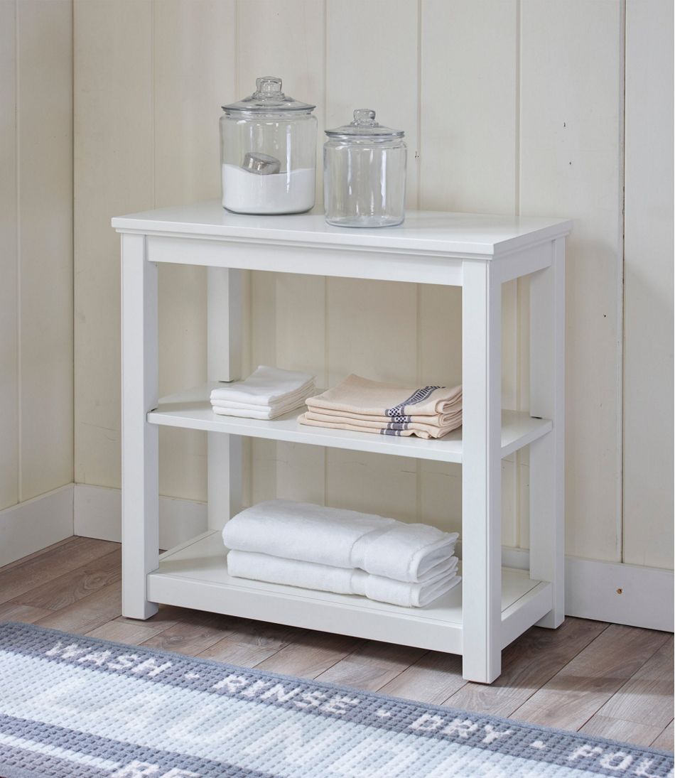 Painted Farmhouse Two-Shelf Console L.L.Bean Everyday