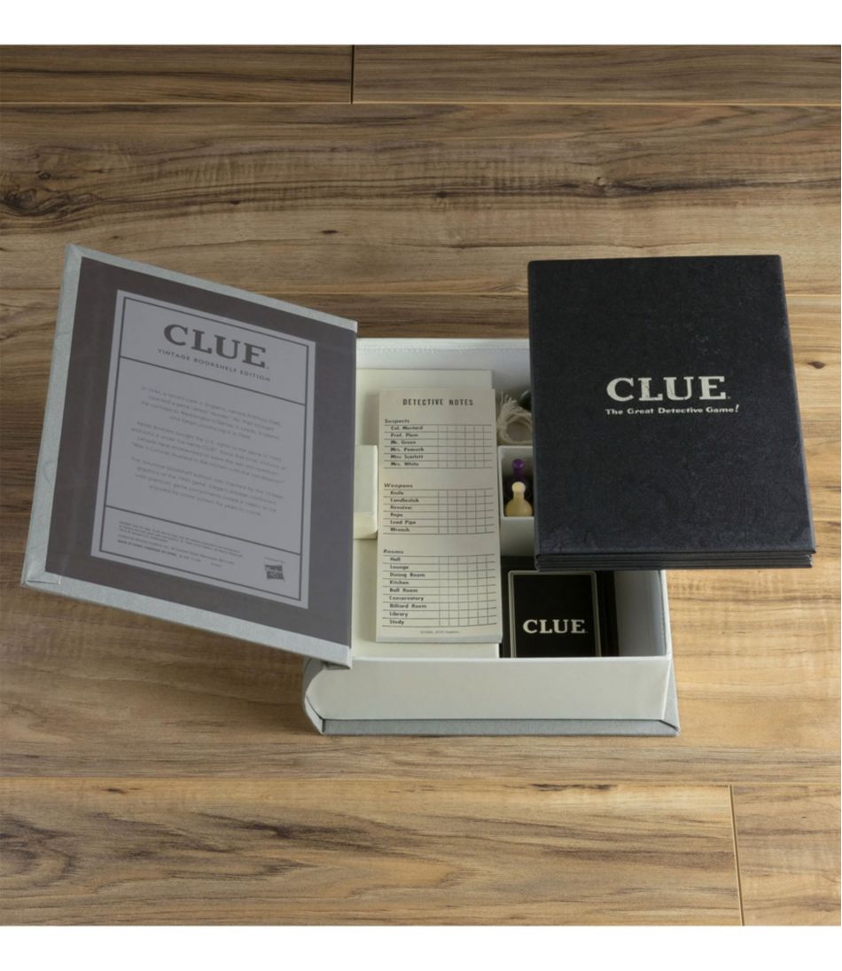 Clue Vintage Bookshelf Game L.L.Bean Top Pick