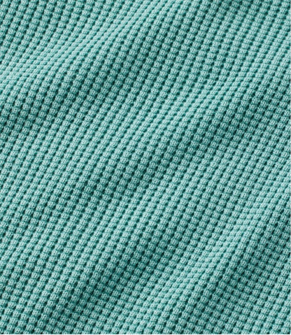 Women's Sunwashed Waffle Sweater, Splitneck L.L.Bean Value