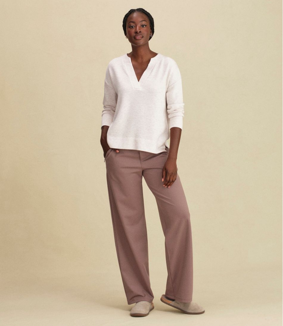 Women's L.L.Bean CloudSoft Splitneck Pullover L.L.Bean Recommended