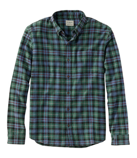 Men's Sunwashed Twill Shirt, Slightly Fitted Untucked Fit L.L.Bean Recommended