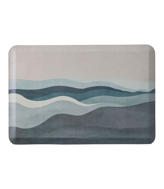 Happy Feet Comfort Mat, Watercolor Waves L.L.Bean Trending