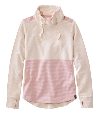 Women's Bean's Cozy Mixed Knits Pullover, Colorblock L.L.Bean Value