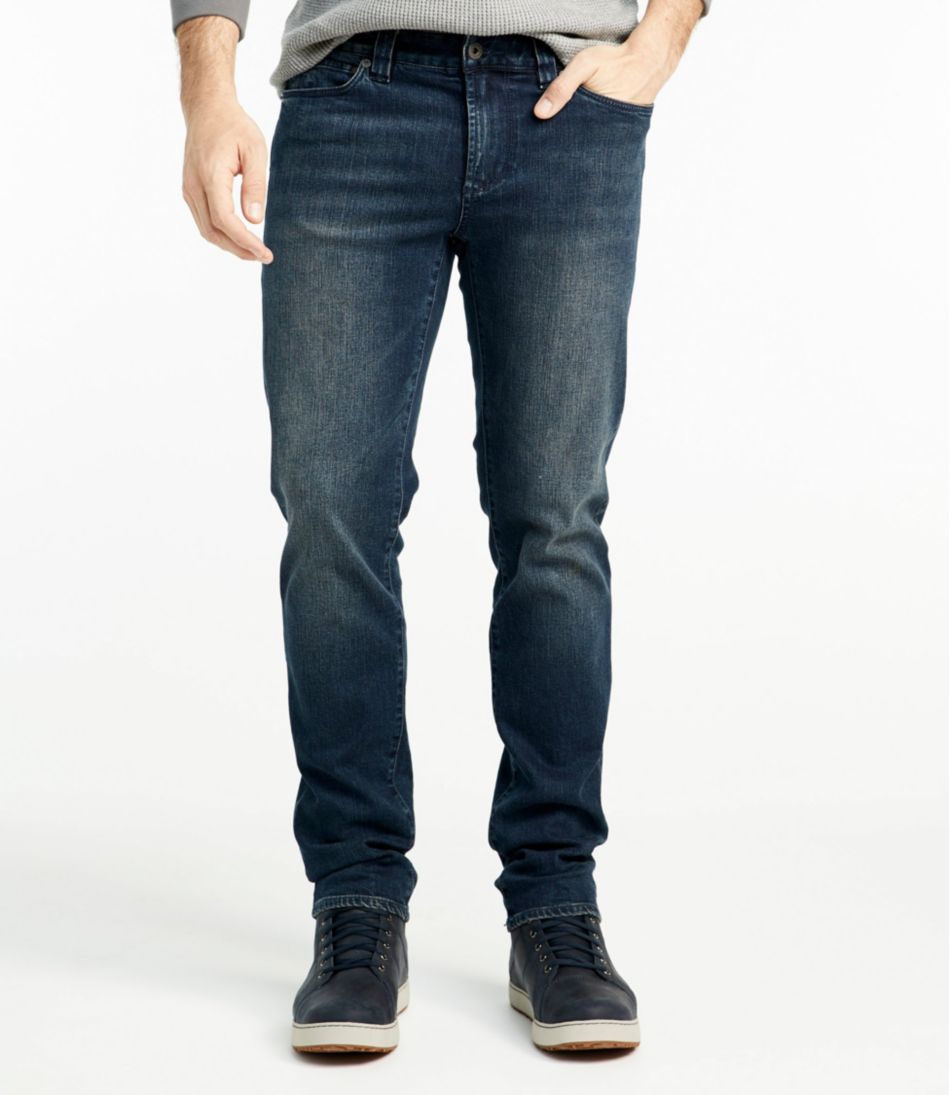 Men's Signature Five-Pocket Jeans with Stretch, Slim Straight L.L.Bean Recommended