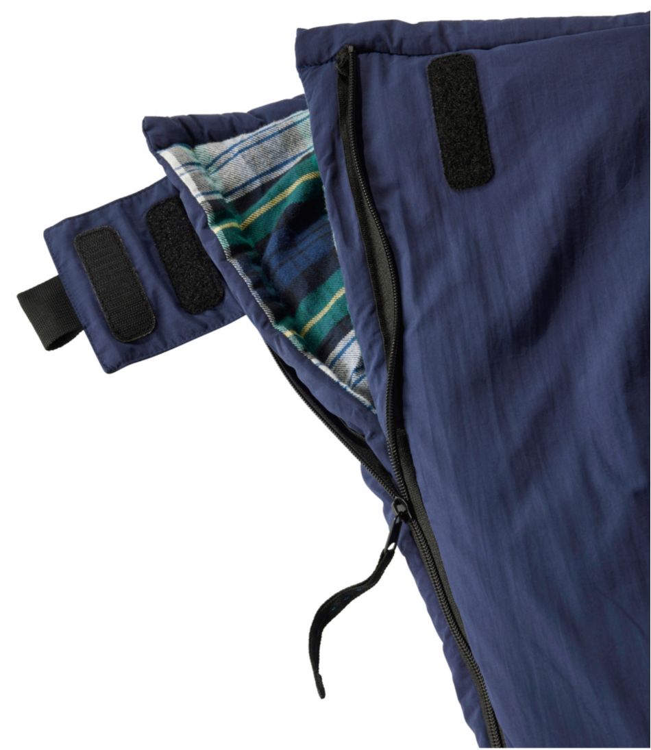 L.L.Bean Flannel Lined Camp Sleeping Bag, 40° L.L.Bean Premium