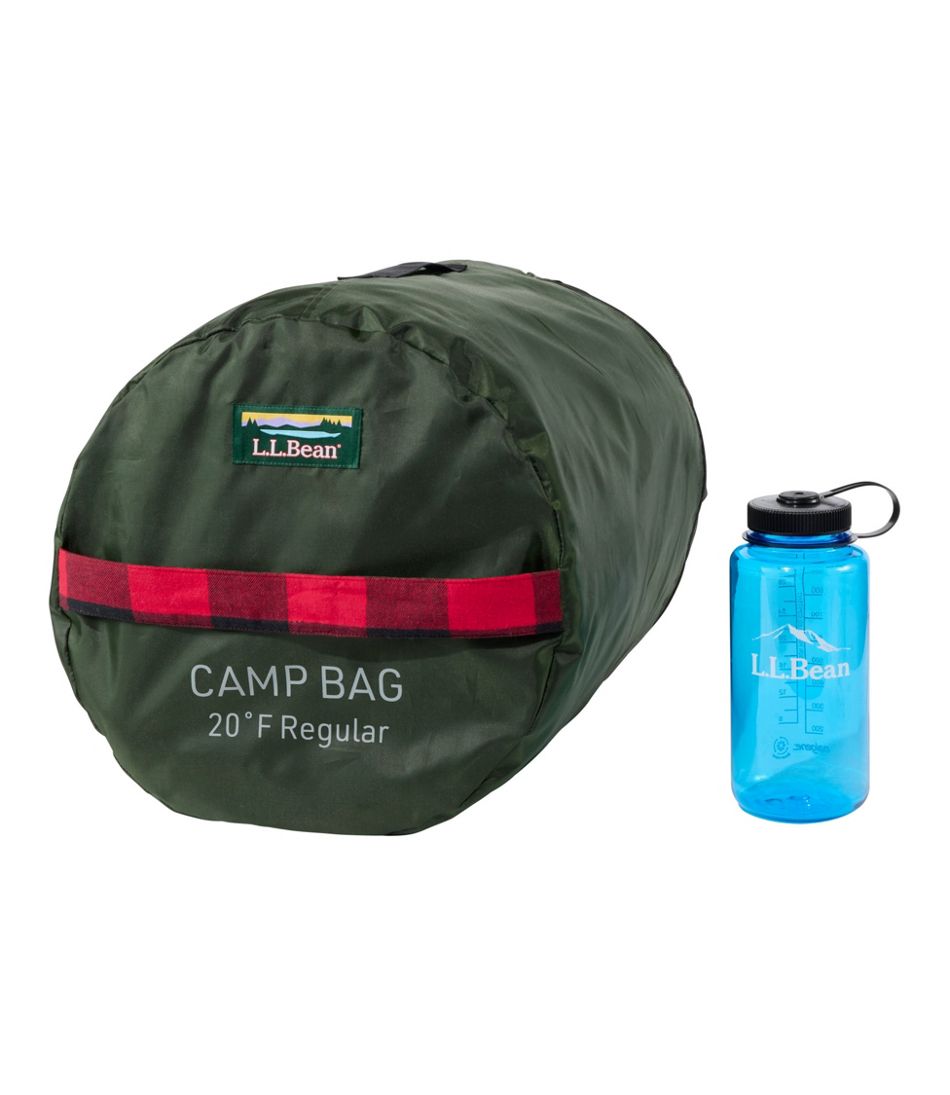 Adults' L.L.Bean Flannel Lined Camp Sleeping Bag, 20° L.L.Bean Featured