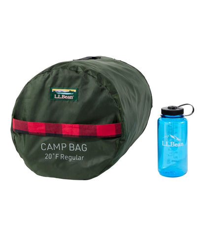Adults' L.L.Bean Flannel Lined Camp Sleeping Bag, 20° L.L.Bean Featured