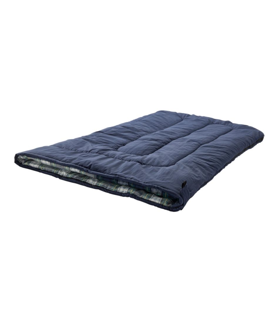 Adults' L.L.Bean Flannel Lined Camp Sleeping Bag, 20° L.L.Bean Featured