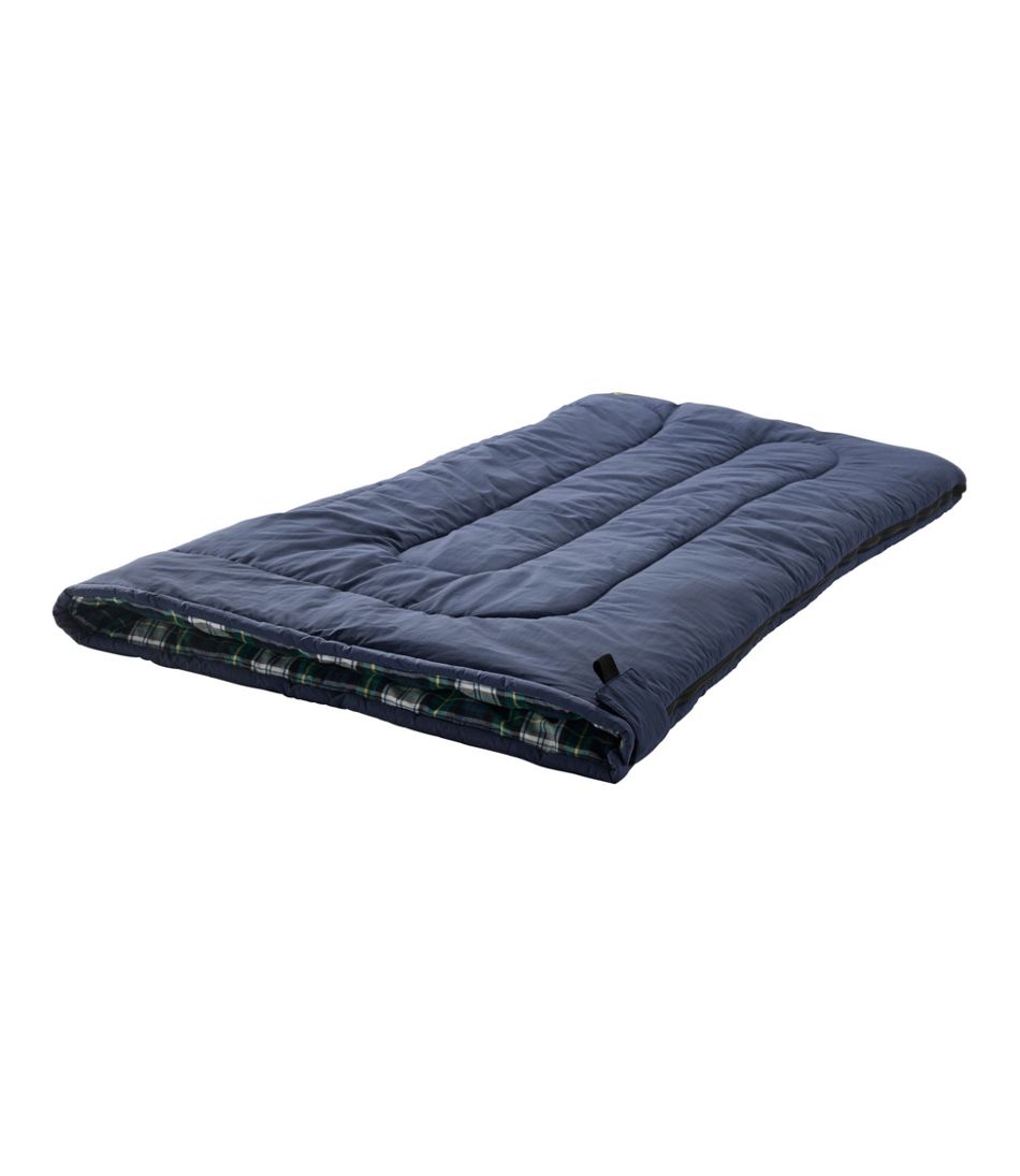 Kids' L.L.Bean Flannel Lined Camp Sleeping Bag, 40° L.L.Bean Value