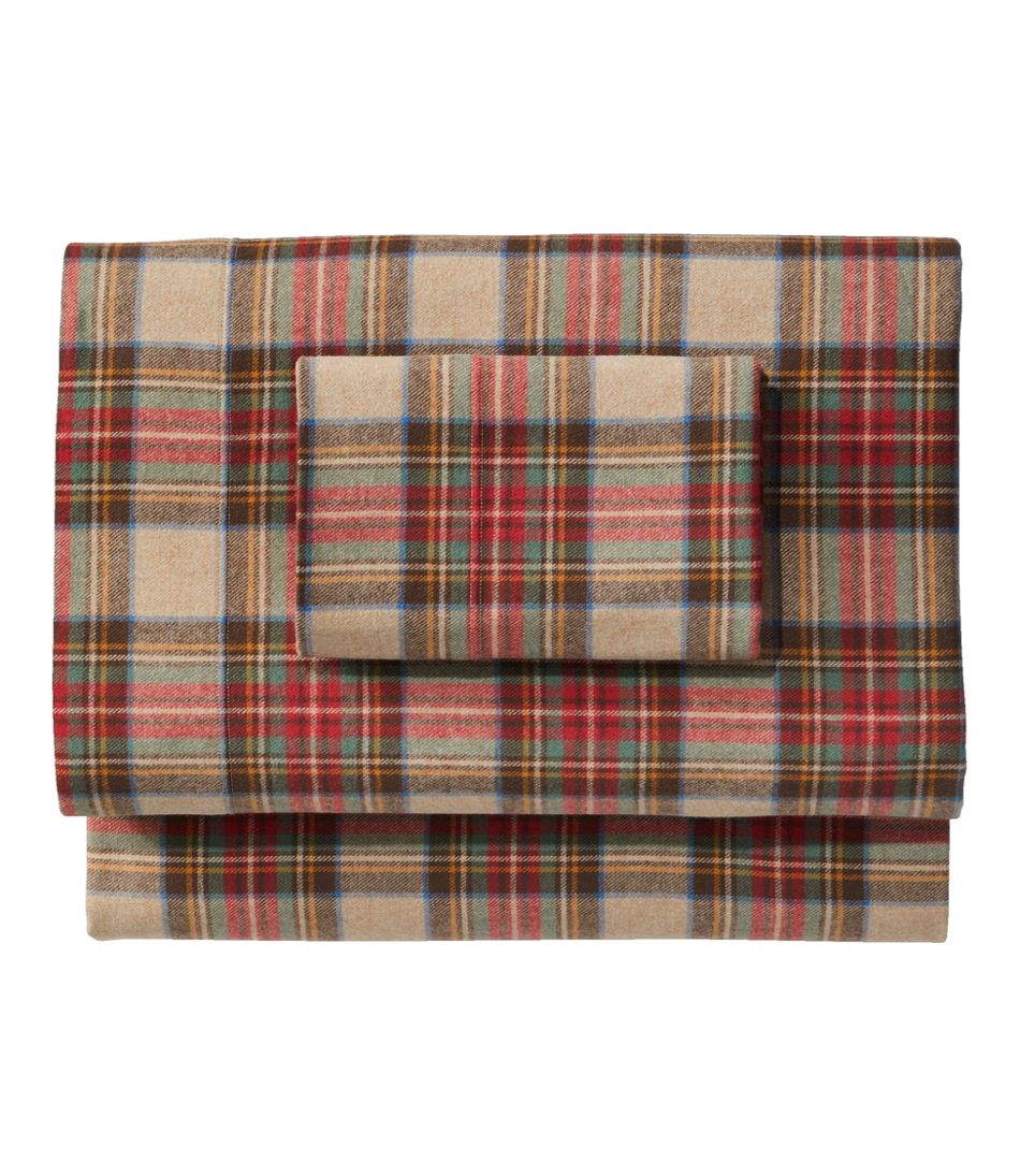 Heritage Chamois Flannel Sheet Collection, Plaid L.L.Bean Essential