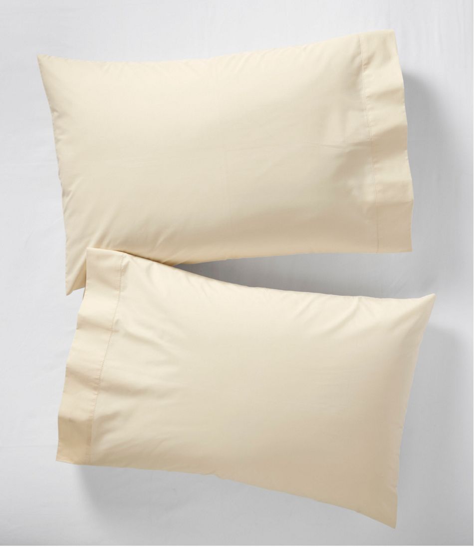 280-Thread-Count Pima Cotton Percale Pillowcases, Set of Two L.L.Bean Everyday