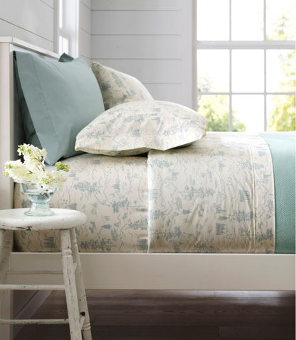 280-Thread-Count Pima Cotton Percale Pillowcases, Set of Two L.L.Bean Everyday