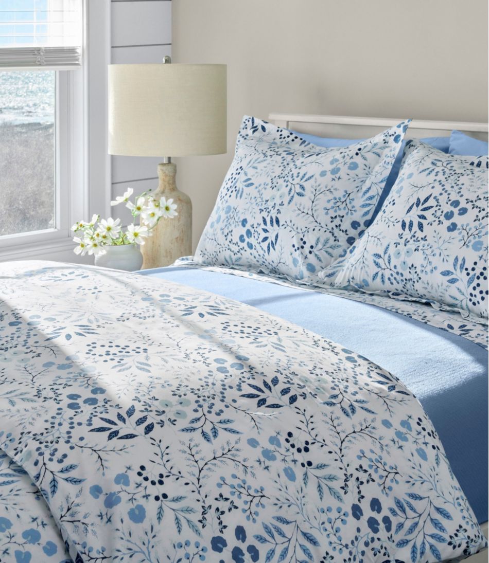 280-Thread-Count Pima Cotton Percale Sheet Set, Print L.L.Bean Everyday