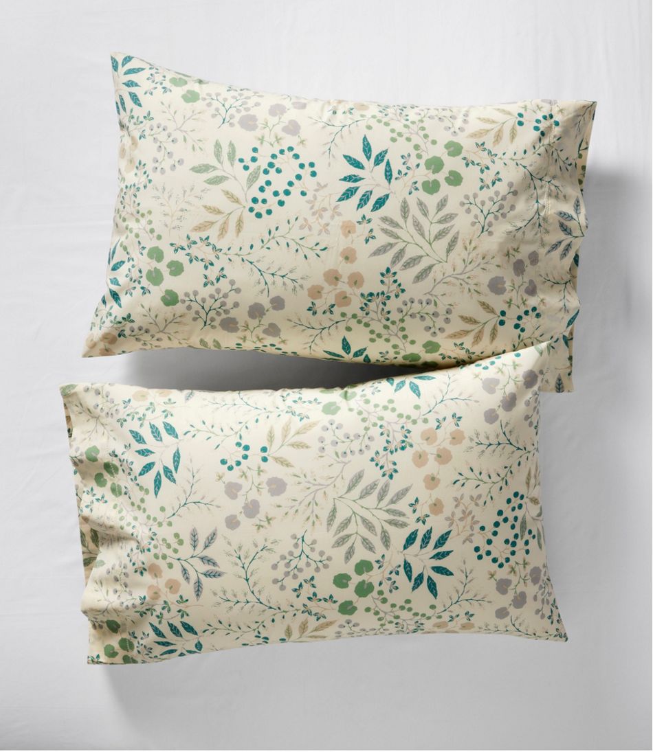 280-Thread-Count Pima Cotton Percale Sheet Set, Print L.L.Bean Everyday