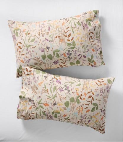 Birch Floral Flannel Sheet Collection L.L.Bean Featured