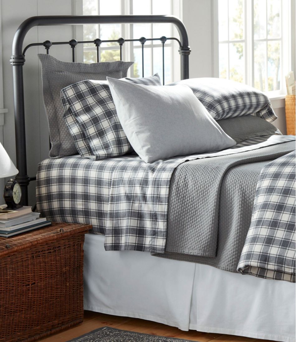 Ultrasoft Comfort Flannel Sheet Set, Check L.L.Bean Everyday