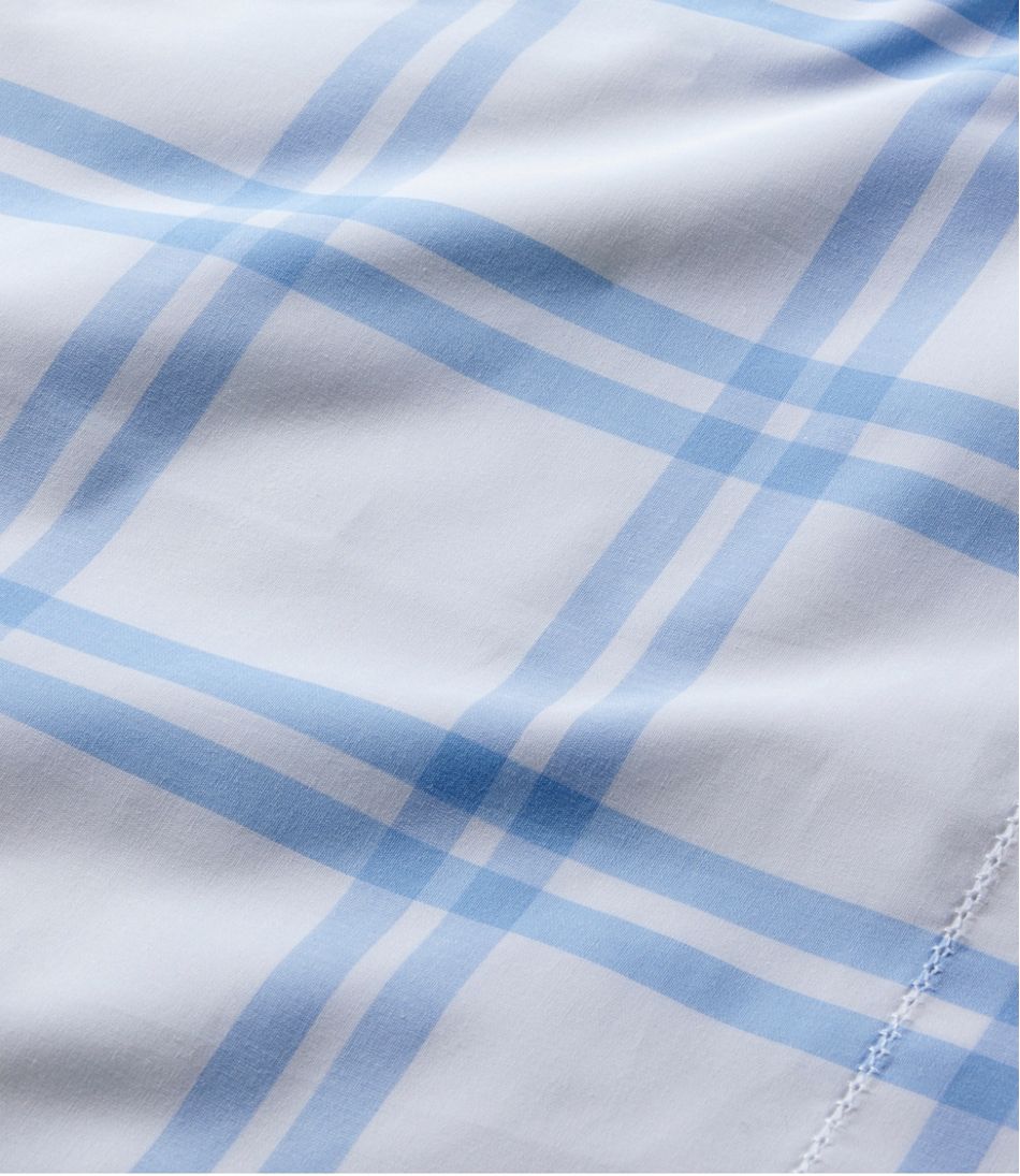 280-Thread-Count Pima Percale Sheet Collection, Windowpane L.L.Bean Top Pick