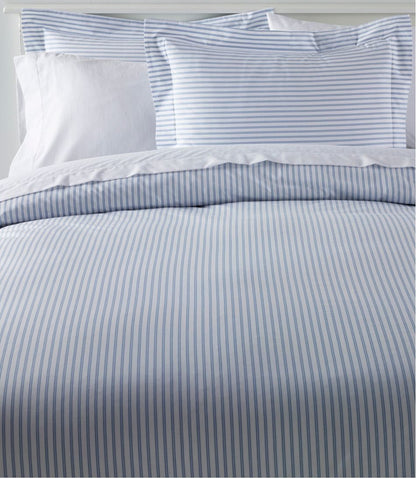 Premium Egyptian Percale Comforter Cover Collection, Stripe L.L.Bean Everyday