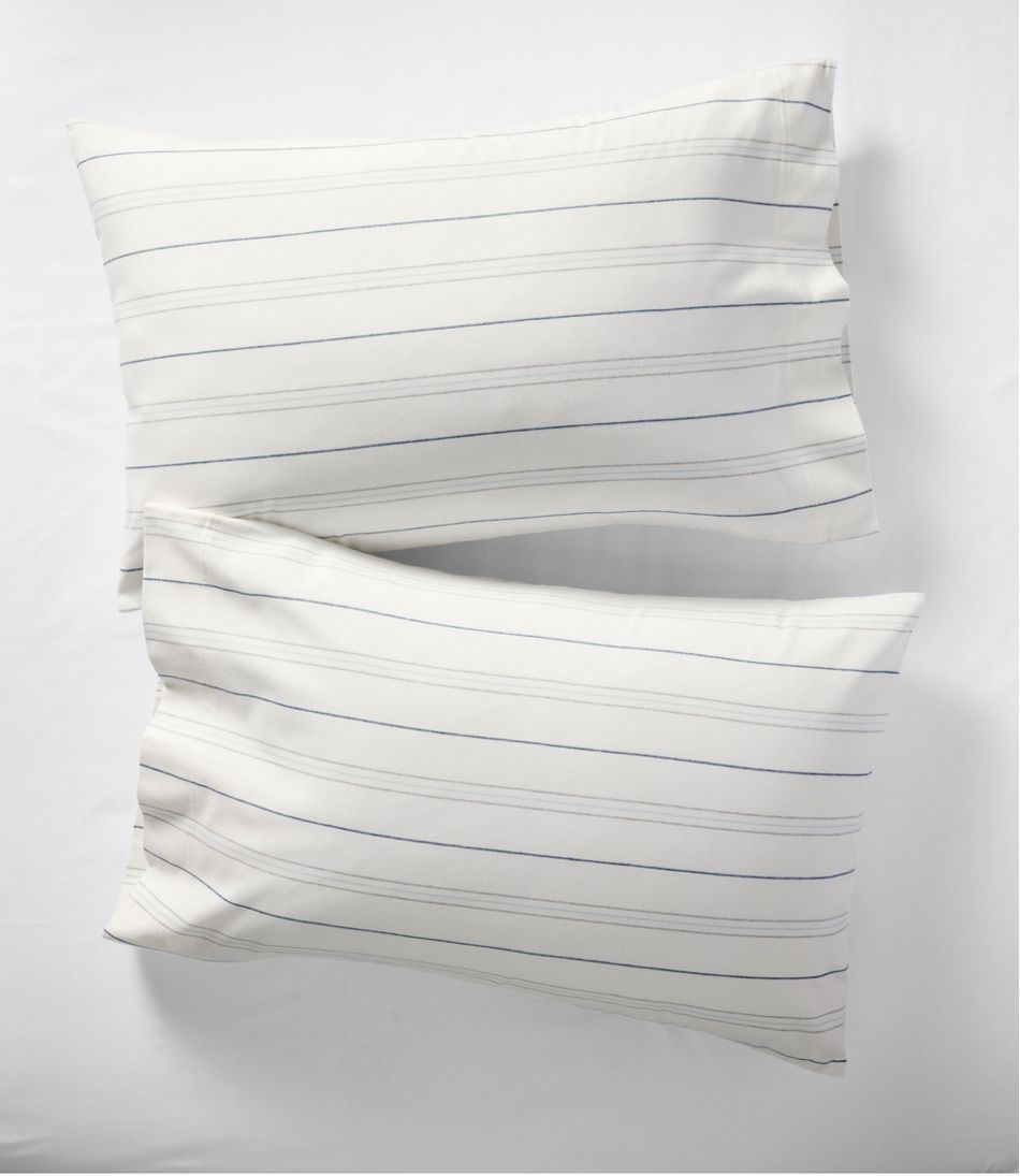Organic Flannel Sheet Collection, Stripe L.L.Bean Value