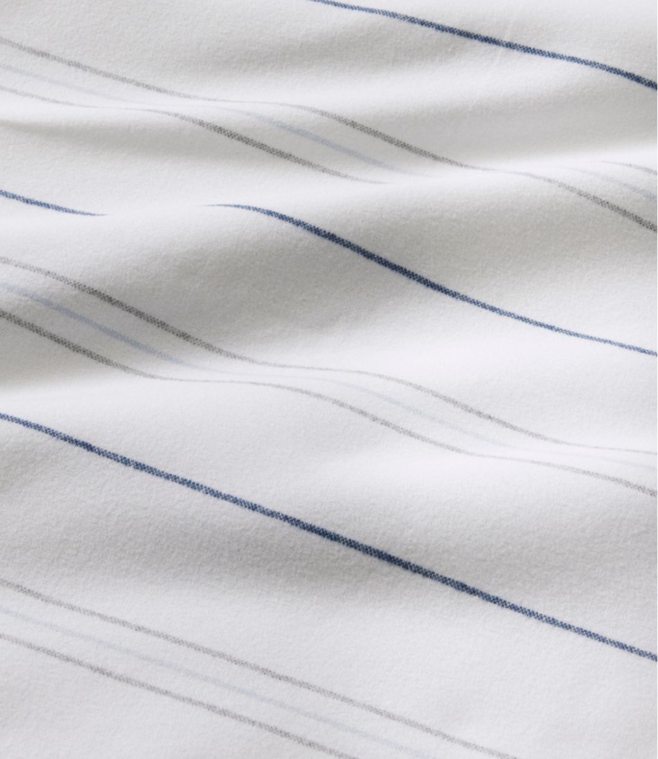 Organic Flannel Sheet Collection, Stripe L.L.Bean Value