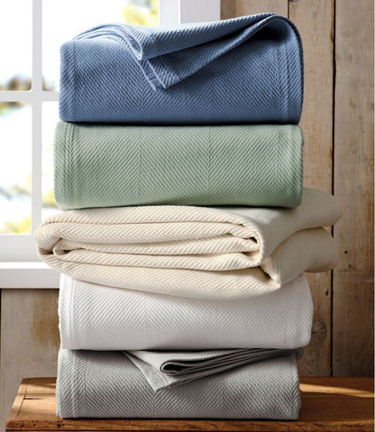 Organic Cotton Blanket L.L.Bean New
