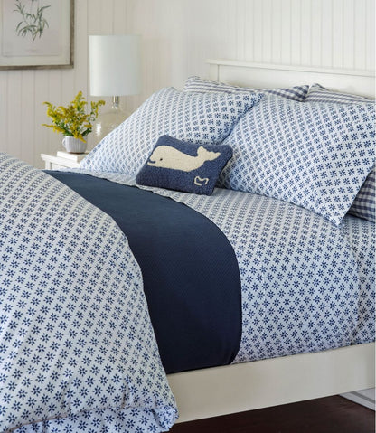 Sunwashed Percale Sheet Collection, Block Floral Print L.L.Bean Trending