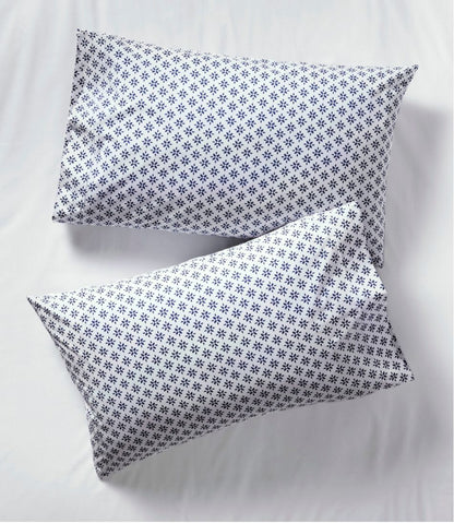 Sunwashed Percale Sheet Collection, Block Floral Print L.L.Bean Trending