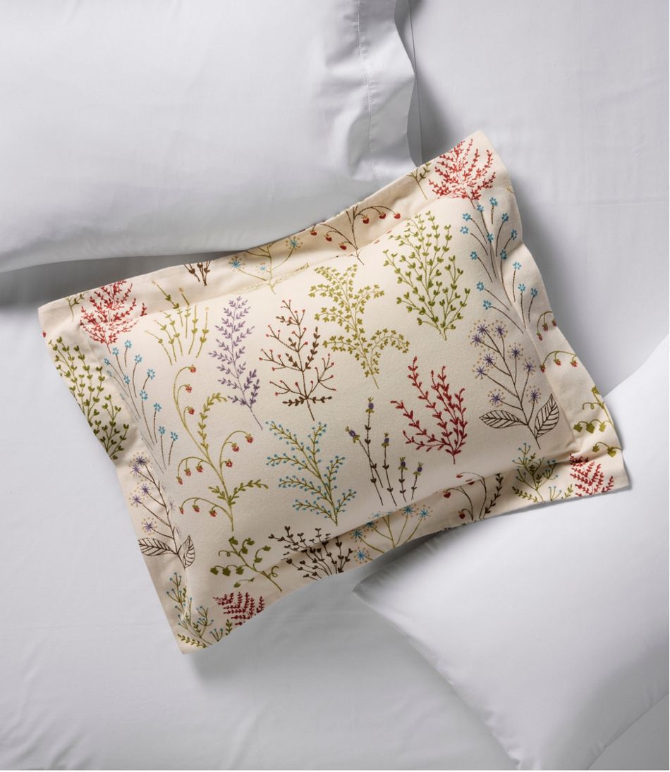 Botanical Floral Flannel Comforter Cover Collection L.L.Bean Value