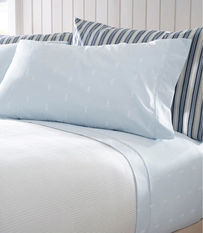Sunwashed Percale Sheet Collection, Stripe L.L.Bean New