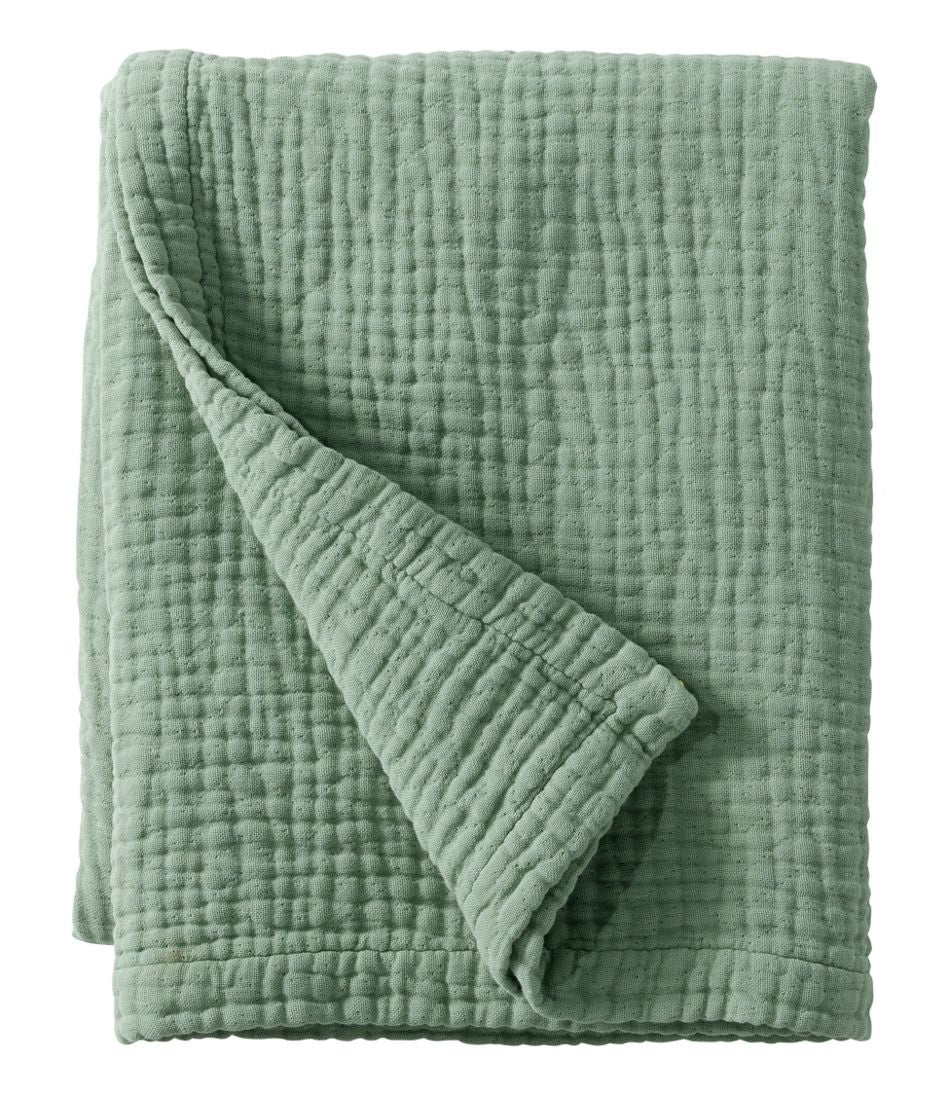 Lightweight Cotton Gauze Throw L.L.Bean Recommended