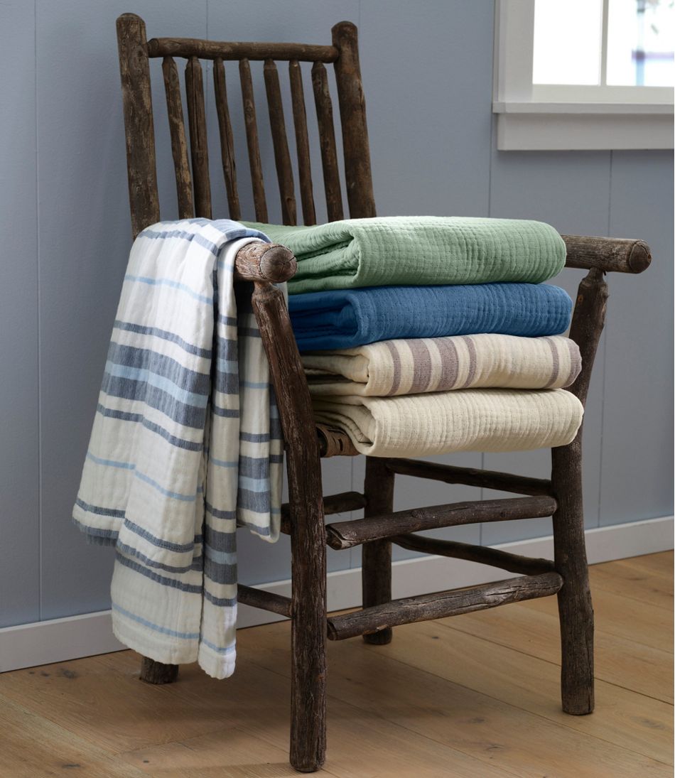 Lightweight Cotton Gauze Throw L.L.Bean Recommended