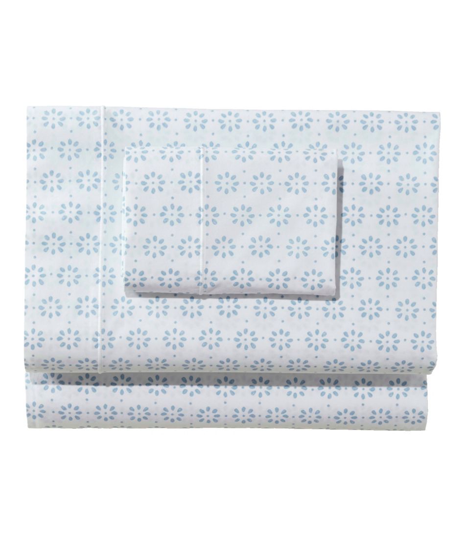 Sunwashed Percale Sheet Collection, Print L.L.Bean Classic
