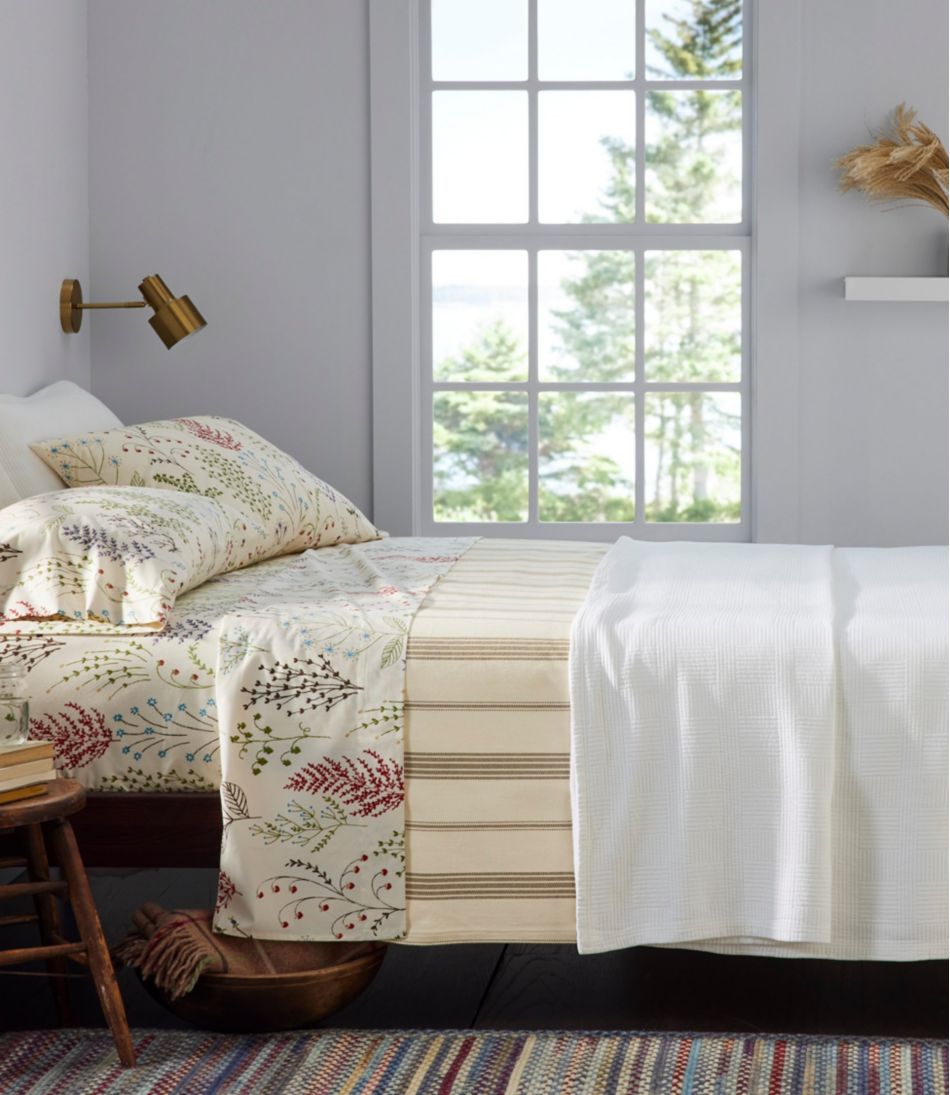 Organic Cotton Blanket, Stripe L.L.Bean Everyday