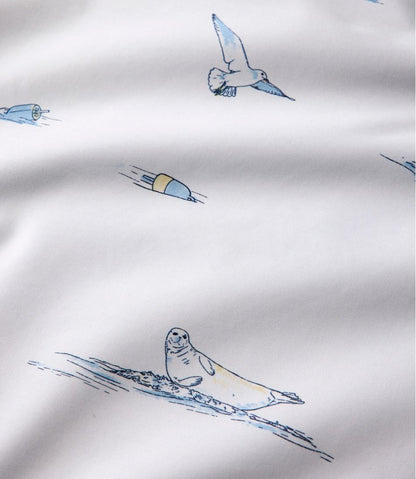 Nautical Boats Percale Sheet Collection L.L.Bean Value
