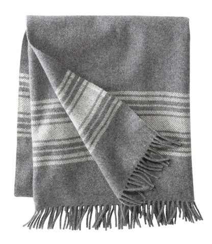 Washable Wool Throw, Striped L.L.Bean Classic