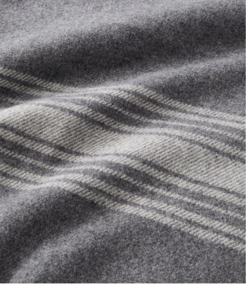 Washable Wool Throw, Striped L.L.Bean Classic