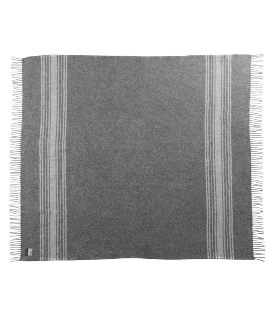 Washable Wool Throw, Striped L.L.Bean Classic