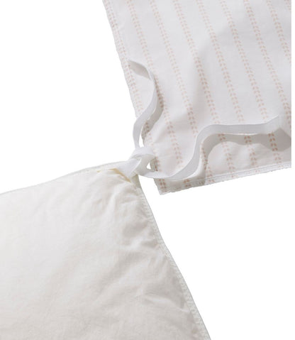 Sunwashed Percale Comforter Cover, Stripe Leaf L.L.Bean Featured