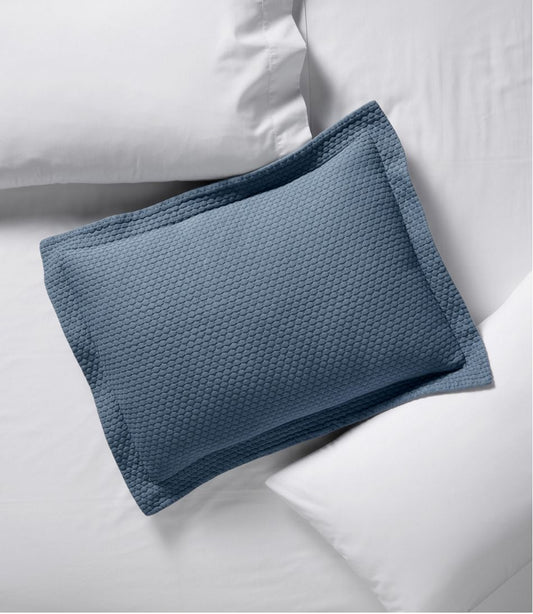 Organic Honeycomb Matelassé Sham L.L.Bean Best Seller