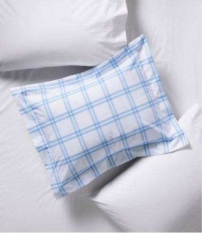 280-Thread-Count Pima Cotton Percale Comforter Cover Collection, Windowpane L.L.Bean Featured