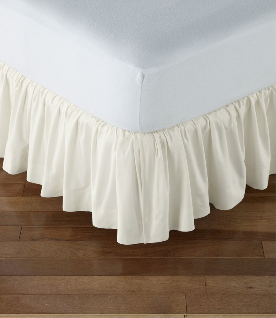 Chambray bed skirt L.L.Bean Everyday