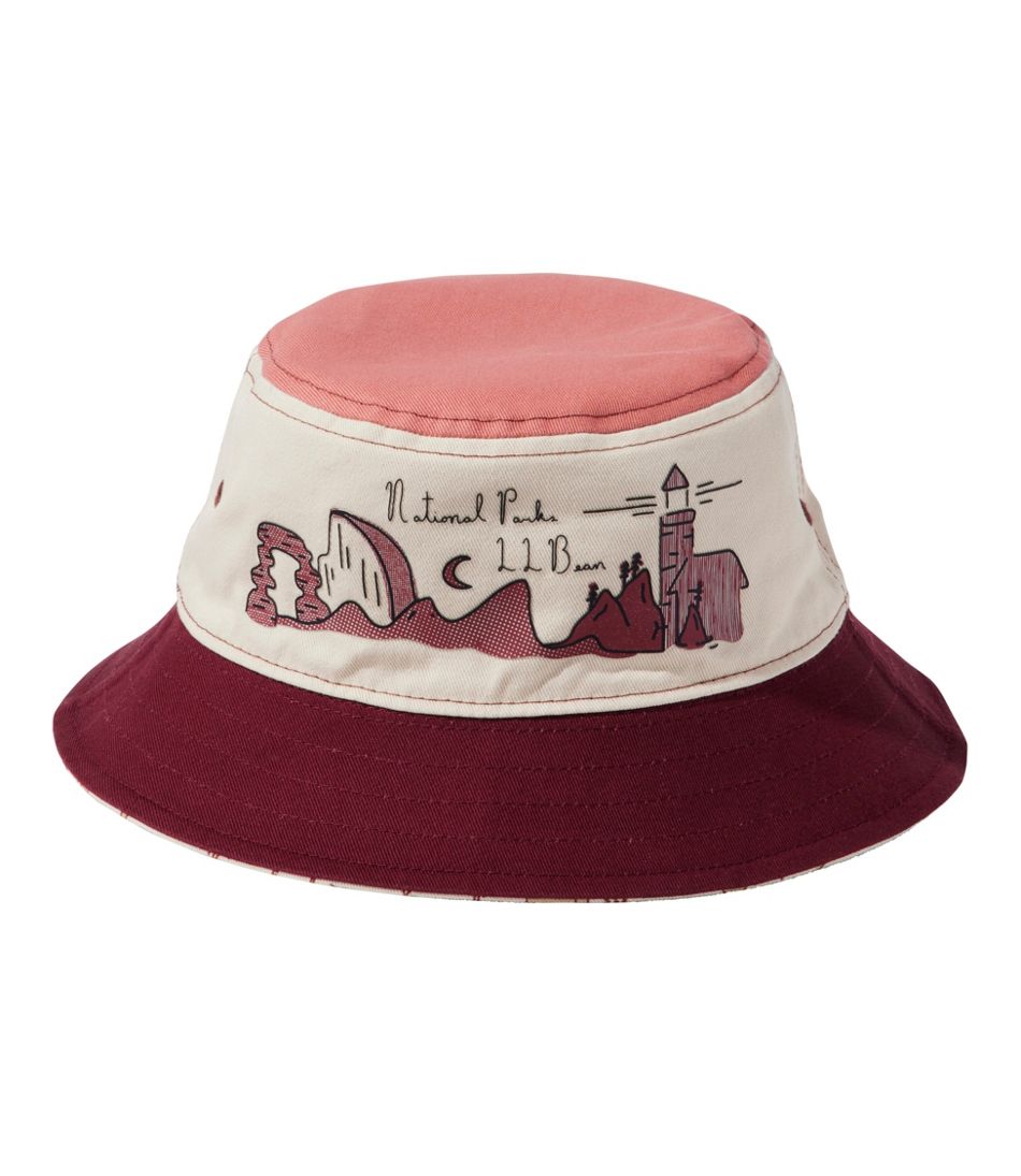 Kids' Bean's Reversible Cotton Bucket Hat L.L.Bean Value
