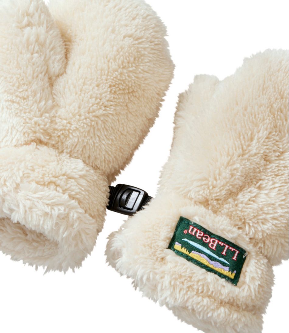 Toddlers' Hi-Pile Hat and Mitten Set L.L.Bean Value