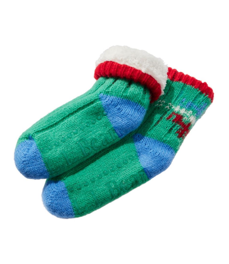 Toddlers' Cozy Gripper Socks L.L.Bean New