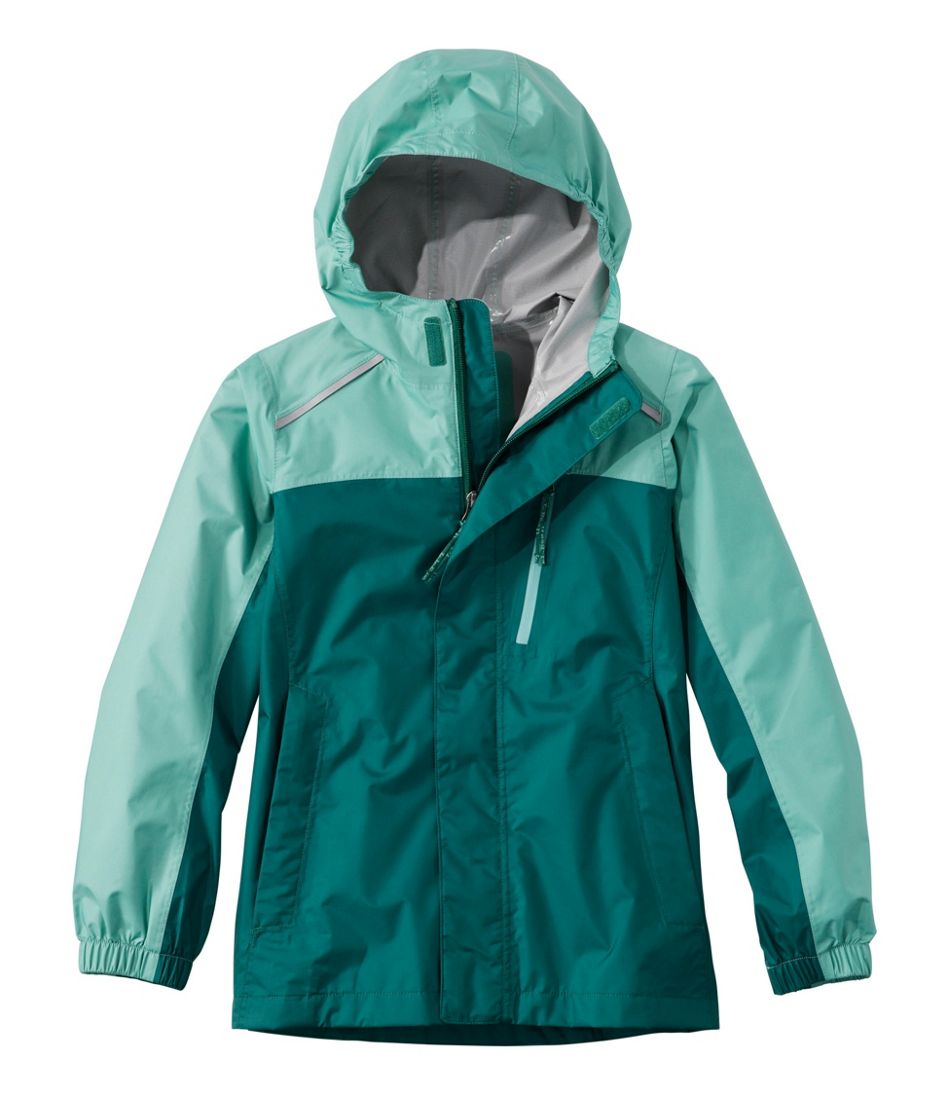 Kids' Trail Model Rain Jacket, Colorblock L.L.Bean Featured