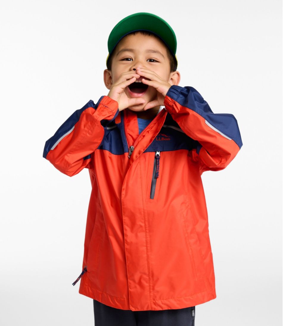 Kids' Trail Model Rain Jacket, Colorblock L.L.Bean Featured